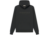 Fear Of God Essentials Waffle Raglan Hoodie - Off Black (SS23)